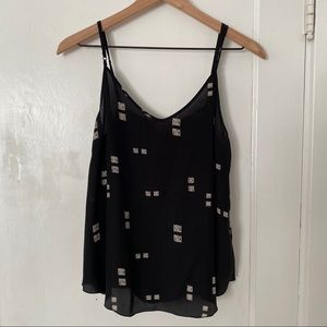 Aritzia Wilfred Block Print Silk Cami size large